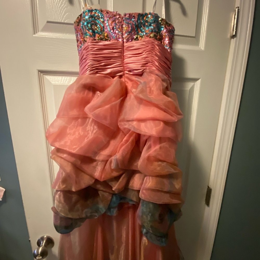 Formal Pink Hi-Low Formal - Picture 7 of 7